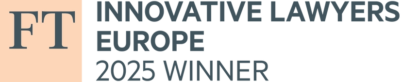 Imagen que muestra el logotipo del premio Innovative Lawyers Europe 2025.